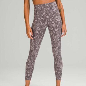 Lululemon Wunder Train High-Rise Tight 25" - 8 Hideaway Camo Lunar Rock Multi
